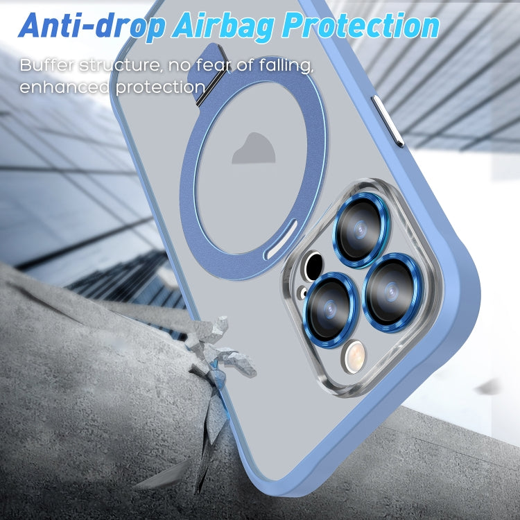 Metal Eyes Series MagSafe Magnetic Holder Phone Case, For iPhone 13, For iPhone 13 Pro Max