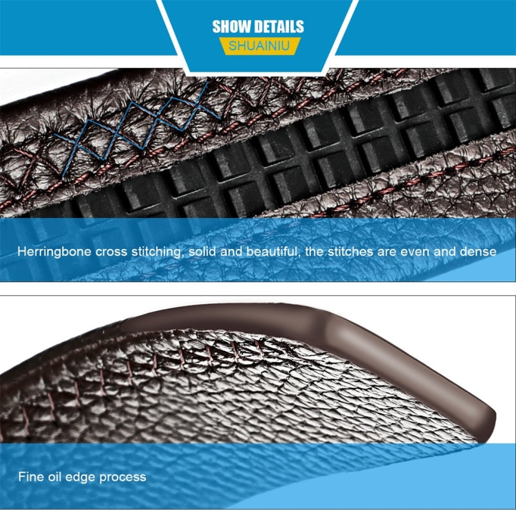 Men Casual Cow Leather Belt Waistband with Buckle Head, Length: 125cm, Length: 125cm