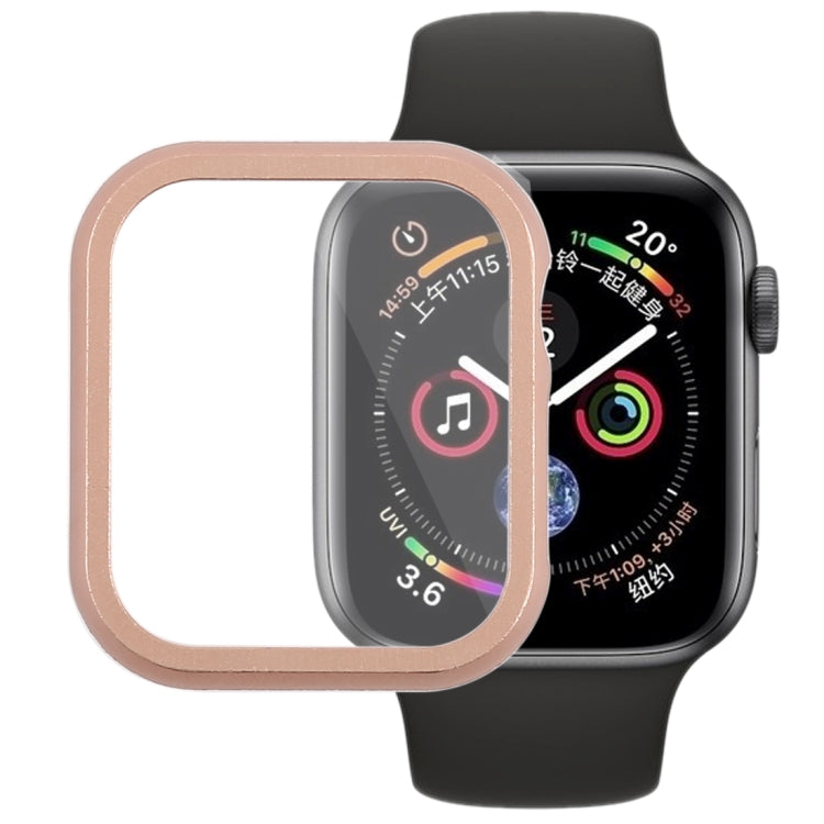 Metal Front Frame Protective Case For Apple Watch Series 6 / 5 / 4 / Watch SE 44mm, For Apple Watch Series 6 / 5 / 4 / Watch SE 44mm