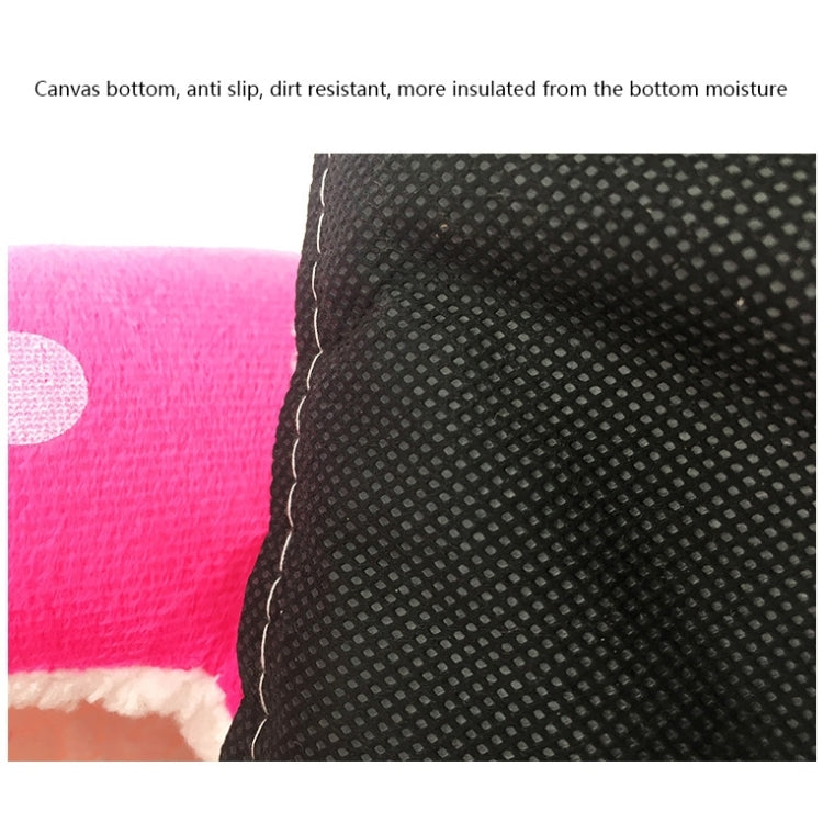 Strawberry Shaped Foldable Short Plush Pet House Nest, Size: L, Dark Blue, Size L, Red, Size L, Pink, Size L, Blue, Size L, Purple, Size L