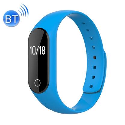 TLW25 0.42 inch OLED Display Bluetooth Smart Bracelet, IP66 Waterproof, Support Heart Rate Monitor / Pedometer / Calls Remind / Sleep Monitor / Sedentary Reminder / Alarm / Remote Capture, Compatible with Android and iOS Phones, 25 Black, 25 Blue