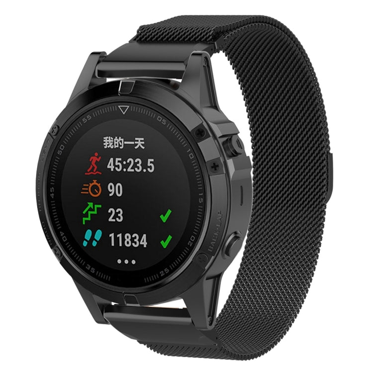 Pulseira Milanese para Garmin Fenix ​​​​6X, para Garmin Fenix ​​​​6X