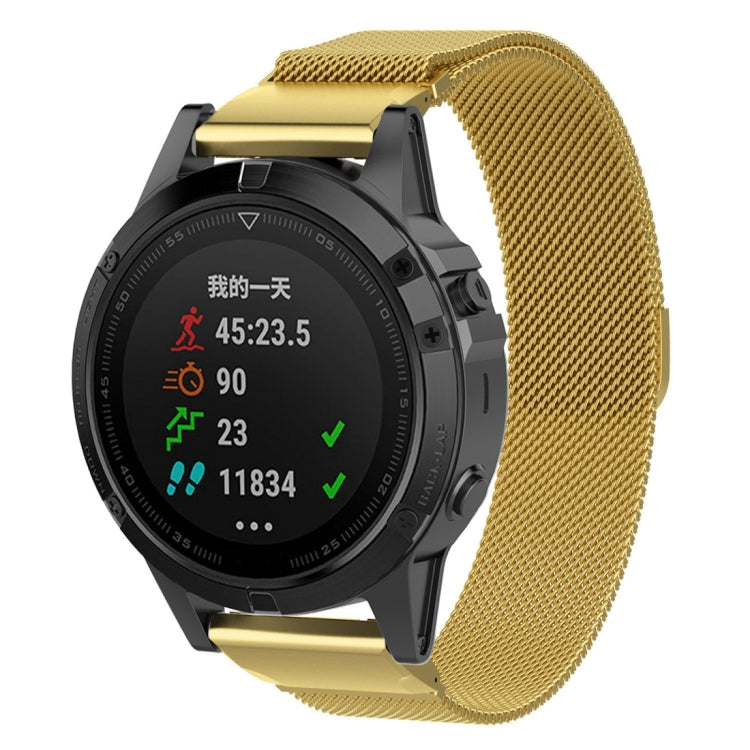 Pulseira Milanese para Garmin Fenix ​​​​6X, para Garmin Fenix ​​​​6X
