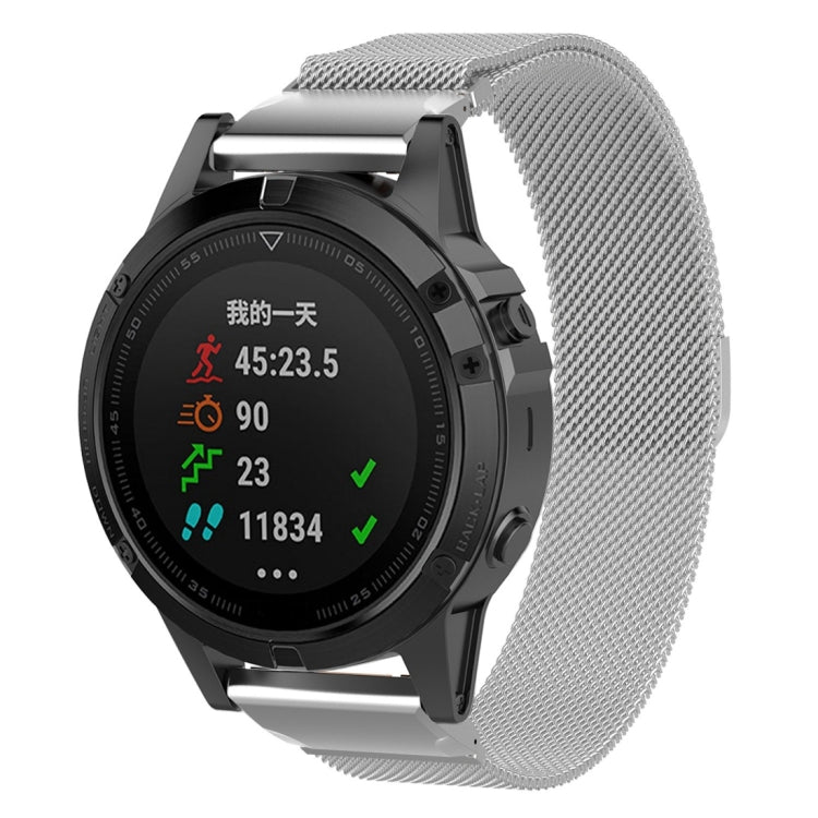 Pulseira Milanese para Garmin Fenix ​​​​6X, para Garmin Fenix ​​​​6X