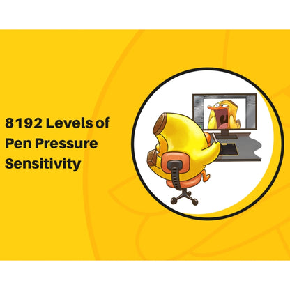 HUION HS64 Chips Special Edition 5080 LPI Art Drawing Tablet with Battery-free Pen for Fun, HS64