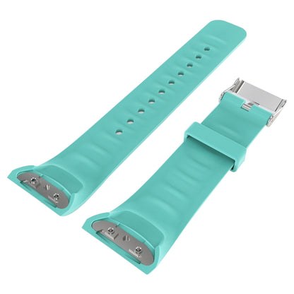 Solid Color Leather Watch Band for Galaxy Gear Fit2 R360