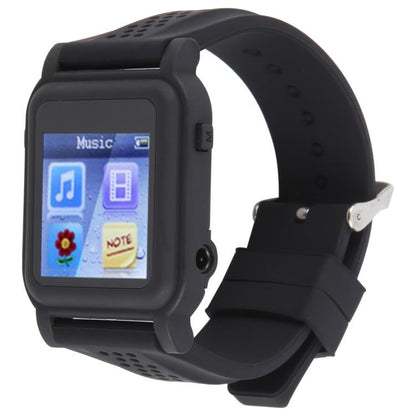 Reloj inteligente Q998 de 16 GB con reproductor MP4, lectura privada de libros electrónicos, visualización de hora, reproducción de música y videos, navegación de imágenes y cronómetro. Q998 (negro) y Q998 (blanco).