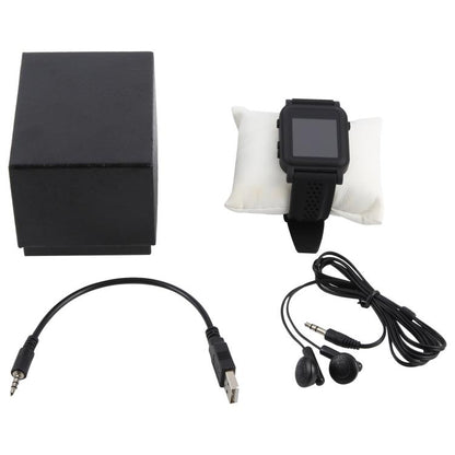 Reloj inteligente Q998 de 16 GB con reproductor MP4, lectura privada de libros electrónicos, visualización de hora, reproducción de música y videos, navegación de imágenes y cronómetro. Q998 (negro) y Q998 (blanco).