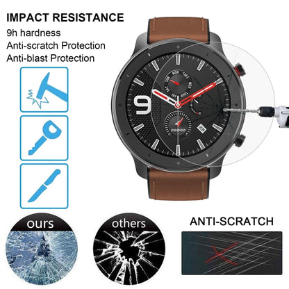 For Amazfit GTR 47mm 0.26mm 2.5D 9H Tempered Glass Film Screen Protector, For Amazfit GTR 47mm