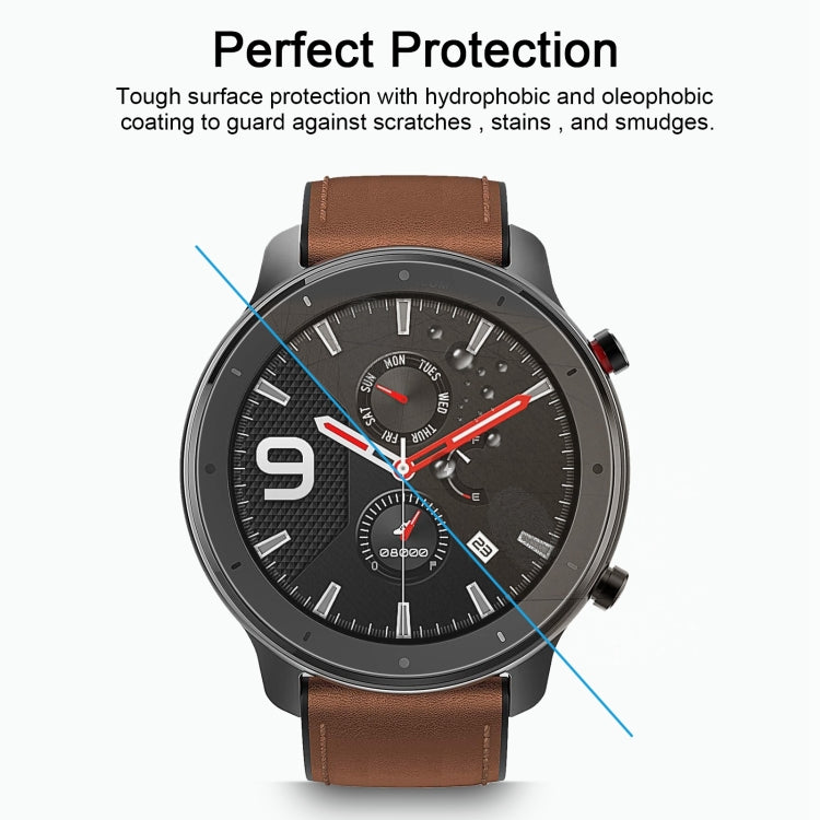 For Amazfit GTR 47mm 0.26mm 2.5D 9H Tempered Glass Film Screen Protector, For Amazfit GTR 47mm