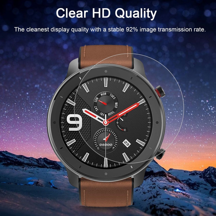 For Amazfit GTR 47mm 0.26mm 2.5D 9H Tempered Glass Film Screen Protector, For Amazfit GTR 47mm