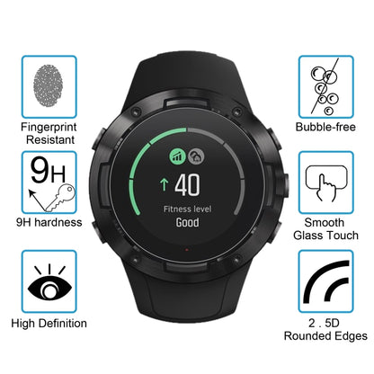 For Suunto 5 0.26mm 2.5D 9H Tempered Glass Film Screen Protector, For Suunto 5