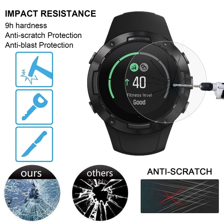 For Suunto 5 0.26mm 2.5D 9H Tempered Glass Film Screen Protector, For Suunto 5