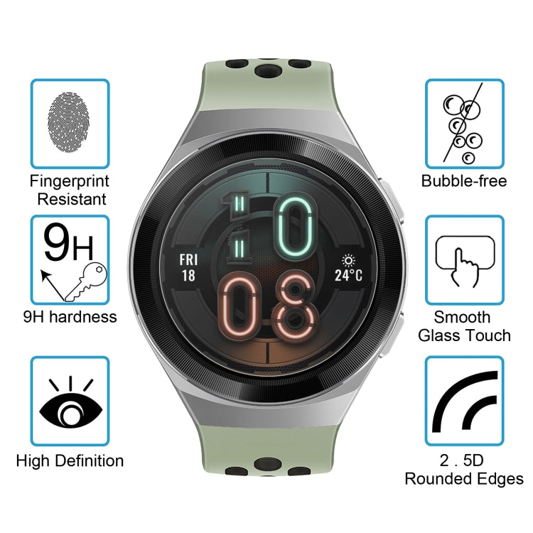 For Huawei Watch GT 2e 46mm 0.26mm 2.5D 9H Tempered Glass Film Screen Protector, For Huawei Watch GT 2e