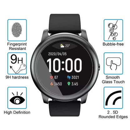 For Xiaomi Haylou Solar 0.26mm 2.5D 9H Tempered Glass Film Screen Protector, For Xiaomi Haylou Solar