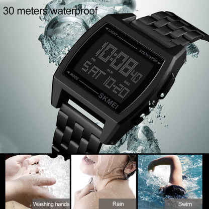 SKMEI 1368 Multifunctional Men Outdoor Sports Noctilucent Waterproof Digital Watch