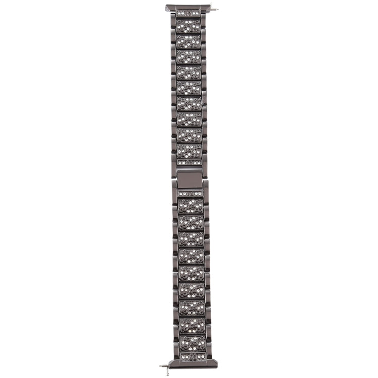 For Fitbit Versa Diamond-studded Stainless Steel  Watch Band