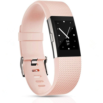 Square Pattern Adjustable Sport Watch Band for FITBIT Charge 2, Size: S, 10.5x8.5cm, S, Champagne Gold, S, Mint Green, Coral Red, S, Navy Blue, S, Dark Purple, S, Purple, S, Orange, S, Cyan, S, Pink, S, Red, S, Green, S, Rose Red, S, Grey, S, Sky Blue ...