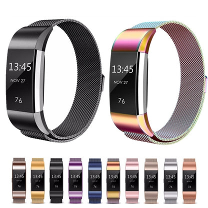 Smart Watch Stainless Steel Watch Band for FITBIT Charge 2, Size: L, Size: L