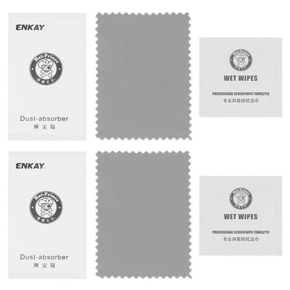 2 protectores de pantalla ENKAY Hat-Prince para reloj inteligente Garmin Fenix ​​3 HR de 0,2 mm, dureza superficial 9H, 2,15 D, a prueba de explosiones.