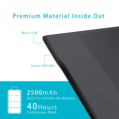 HUION Inspiroy Series Q11K 5080LPI Professional Art USB Graphics Drawing Tablet for Windows / Mac OS, with Digital Pen