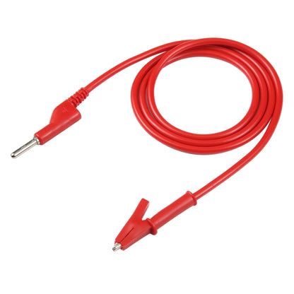 Thick Probe to Alligator Clip Test Lead Single Cable, Length: 1m