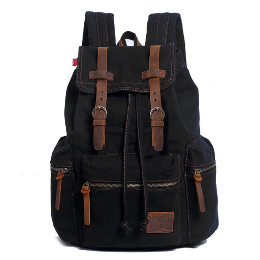AUGUR 1039 Men Retro Canvas Backpack Shoulders Laptop Bag, 1039