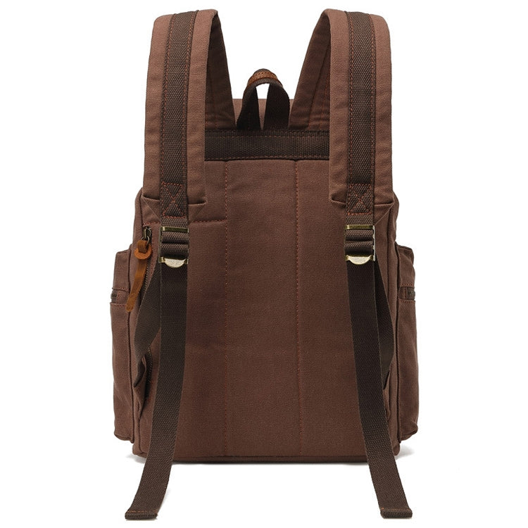 AUGUR 1039 Men Retro Canvas Backpack Shoulders Laptop Bag, 1039
