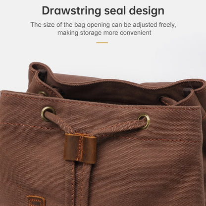 AUGUR 1039 Men Retro Canvas Backpack Shoulders Laptop Bag, 1039