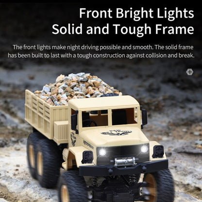 JJR/C 1:18 2.4Ghz 4 Channel Remote Control Dongfeng 8 Six-wheeled Armor Truck Vehicle Toy, Dongfeng 8 (Green), Dongfeng 8 (Yellow)