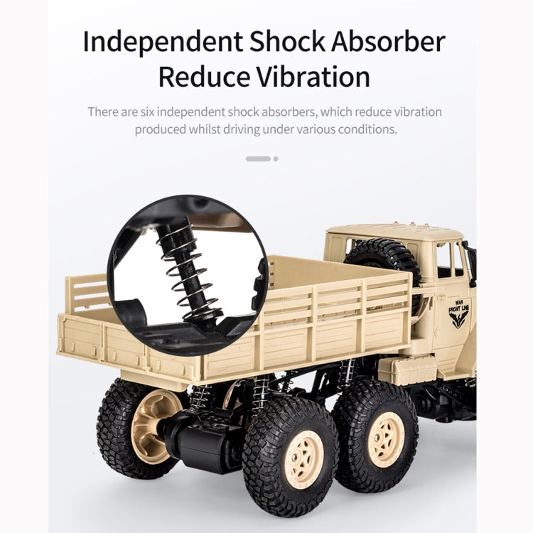 JJR/C 1:18 2.4Ghz 4 Channel Remote Control Dongfeng 8 Six-wheeled Armor Truck Vehicle Toy, Dongfeng 8 (Green), Dongfeng 8 (Yellow)