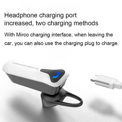 Kit manos libres para coche ER9 2 en 1 con auriculares inalámbricos Bluetooth, cargador USB dual, transmisor FM, reproductor de música MP3, ER9