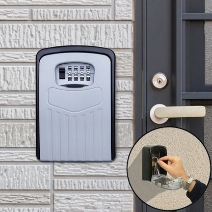 Caja de almacenamiento de metal con cerradura de contraseña grande, caja de seguridad para villa, armario de pared, caja de seguridad
