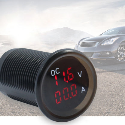 B3613  IP67 Waterproof Car Modification 4.5-30V Voltmeter + Ammeter, B3613
