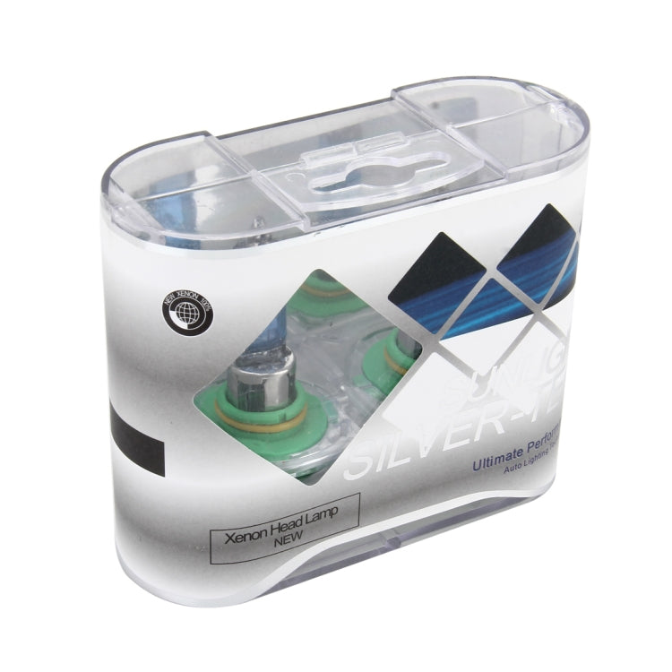 2 PCS 9005 Halogen Head Lamp 12V 100W 2400 LM 5000K Warm White Light, 9005