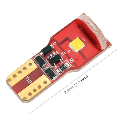 2 PCS T10 / W5W / 168 / 194 DC12V / 1.6W / 6000K / 130LM 3LEDs SMD-3030 Car Red Board Clearance Light, 3LEDs SMD-3030