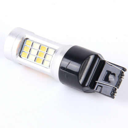 2 PCS T20/7443-42LED 20W 21*2835W+21*2835Y White+Yellow Light Turn Signal Light with Len. DC 12-24V, T20
