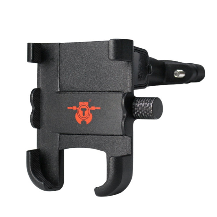 Cargador USB portátil para motocicleta, de aleación de aluminio, para teléfono móvil, versión para manillar, 3089