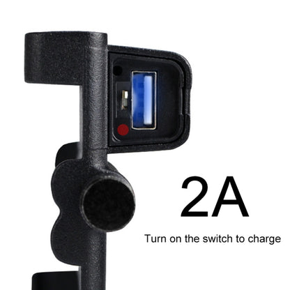 Cargador USB portátil para motocicleta, de aleación de aluminio, para teléfono móvil, versión para manillar, 3089