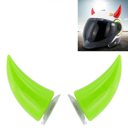 2 PCS Motorcycle Helmet Devil Decoration Motorbike Helmet Suction Cups Horns Decoration Headwear Sucker