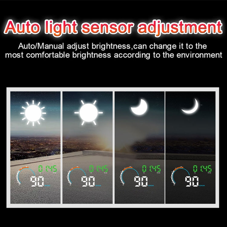Sistema de seguridad con pantalla frontal Q5 GPS de 4 pulgadas para vehículo, compatible con velocidad, dirección y distancia recorridas/kilómetros recorridos/, Q5