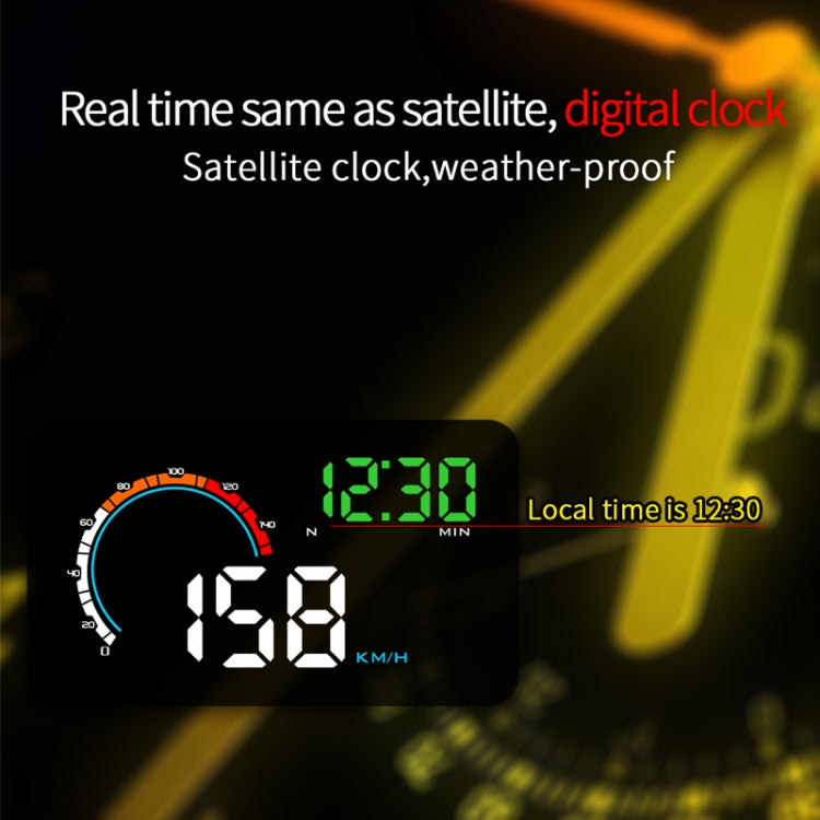 Sistema de seguridad con pantalla frontal Q5 GPS de 4 pulgadas para vehículo, compatible con velocidad, dirección y distancia recorridas/kilómetros recorridos/, Q5