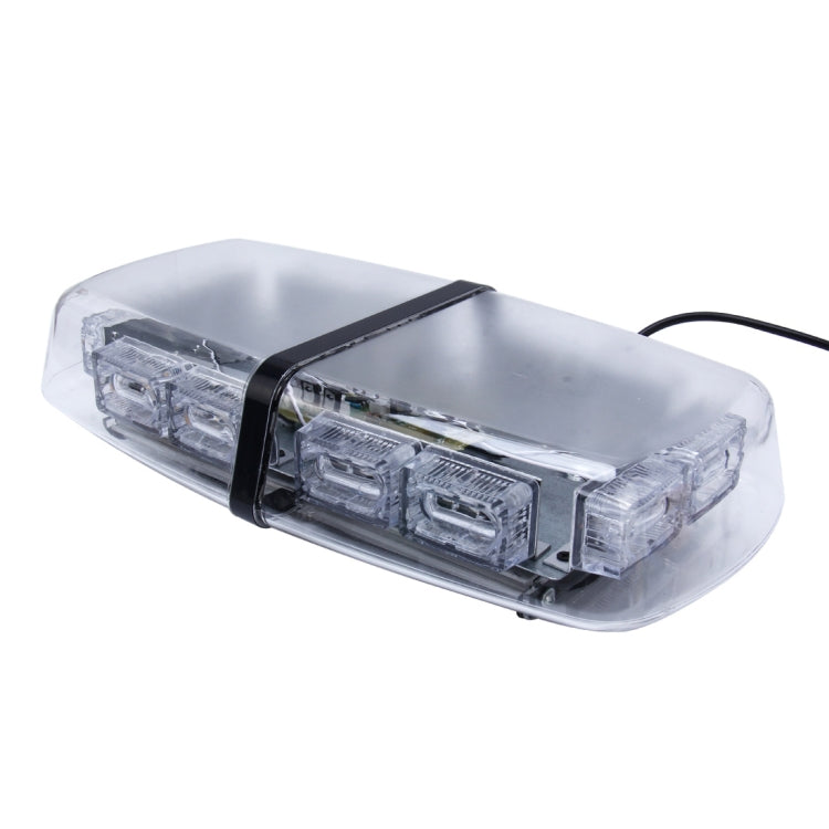 Luz estroboscópica de emergencia para techo de vehículo HB-806C, 30 W, 30 LED, 12 V CC, longitud del cable: 70 cm, luz amarilla y azul HB-806C, luz roja y azul HB-806C