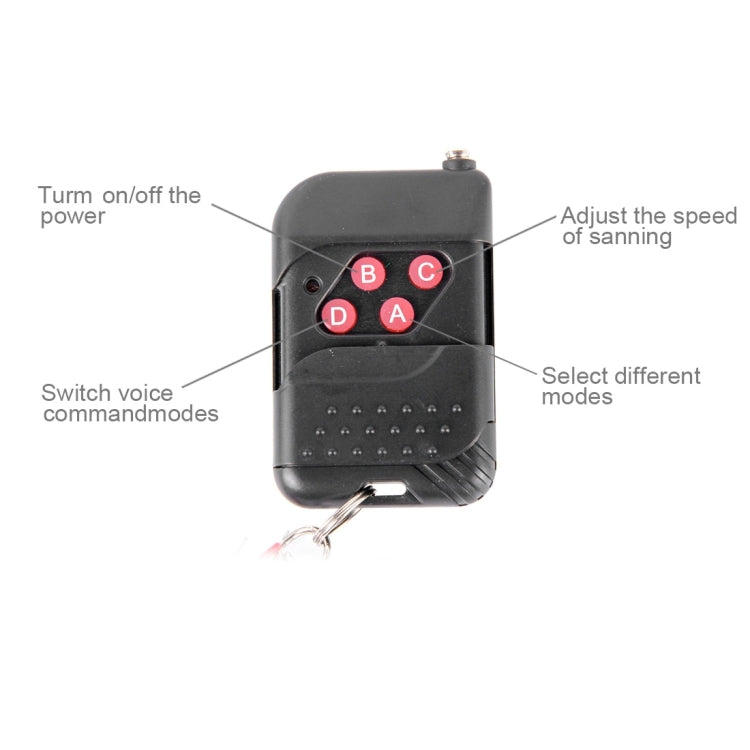 5050 20W 48 LED RGB Car Truck Remote Colorful Knight Rider LED Strobe Scanner Flash Strip Light, DC 12V  Cable Length: 130cm, 0