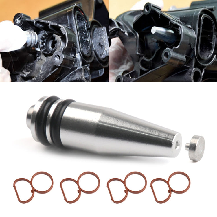 Swirl Flap Flaps Plug Blank Removal Replacement with Gaskets for BMW N47 2.0 D, for BMW N47 2.0 D