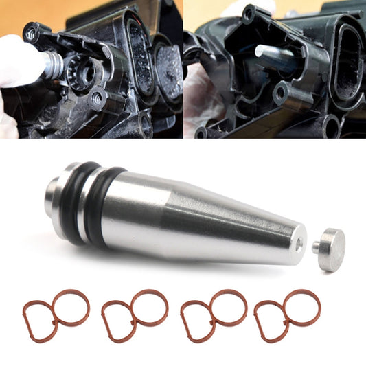 Remoção e substituição do tampão da válvula de turbulência com juntas para BMW N47 2.0 D.