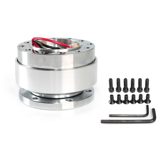 Adaptador de cubo de carreras de liberación rápida para volante de coche universal de 60 mm, kit de casquillo a presión