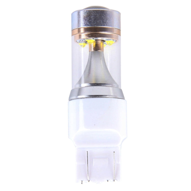 2 PCS T20/7443 350 LM 6000K Dual Wires 30W White Light 6 LED CREE Canbus Car Brake Light Bulb, DC 12V, T20