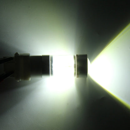 2 PCS T20/7443 350 LM 6000K Dual Wires 30W White Light 6 LED CREE Canbus Car Brake Light Bulb, DC 12V, T20