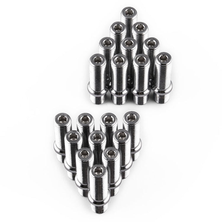 Adaptador de tornillo para ruedas extendidas de 5,8 cm, LN032, LN033 y LN044, para modificación de coche, universal, conversión de pernos de M14 x 1,25 a M12 x 1,5 (5,8 cm, M14 x 1,25 a M12 x 1,5)